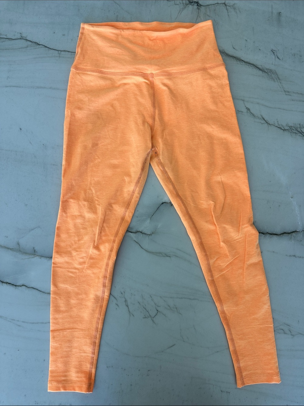 Beyond Yoga Kids Orange High-Waist Leggings